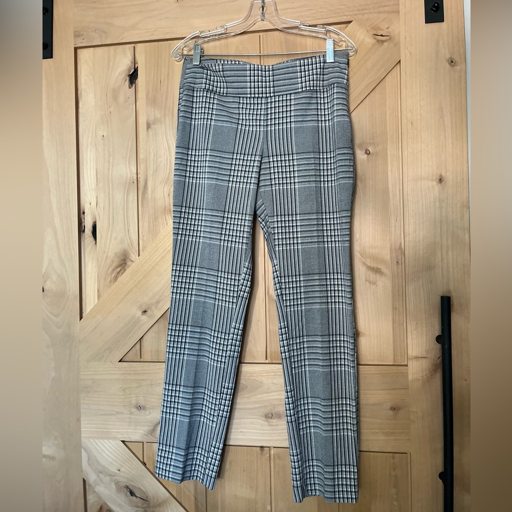 Grey Glen Plaid Le Chateau pants